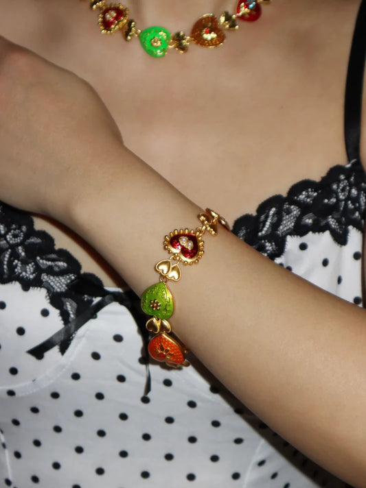Coco Vintage Heart Bracelet
