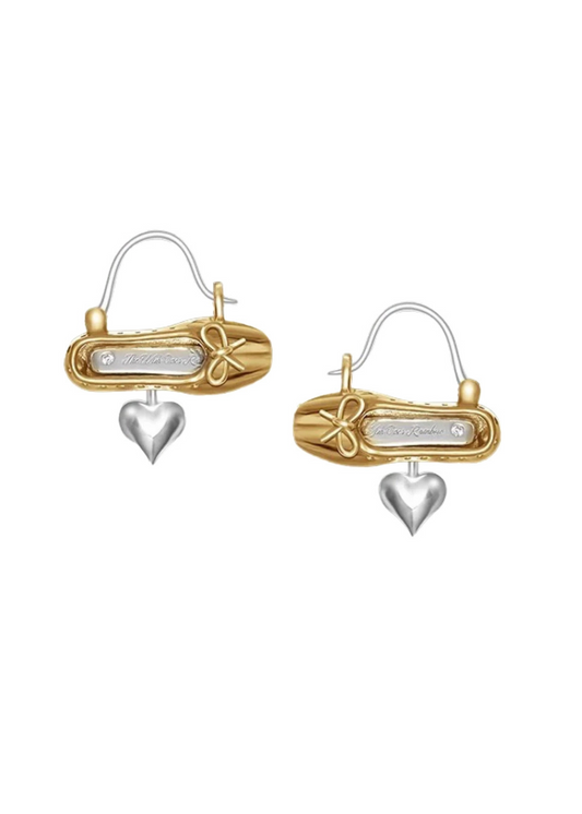 Ballet Love Charm Earrings