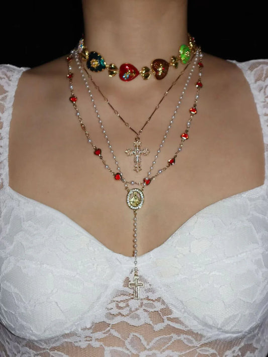 Coco Vintage Heart Necklace