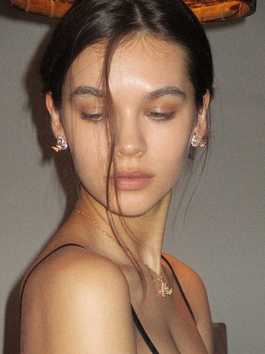 バタフライゴールデンピアス