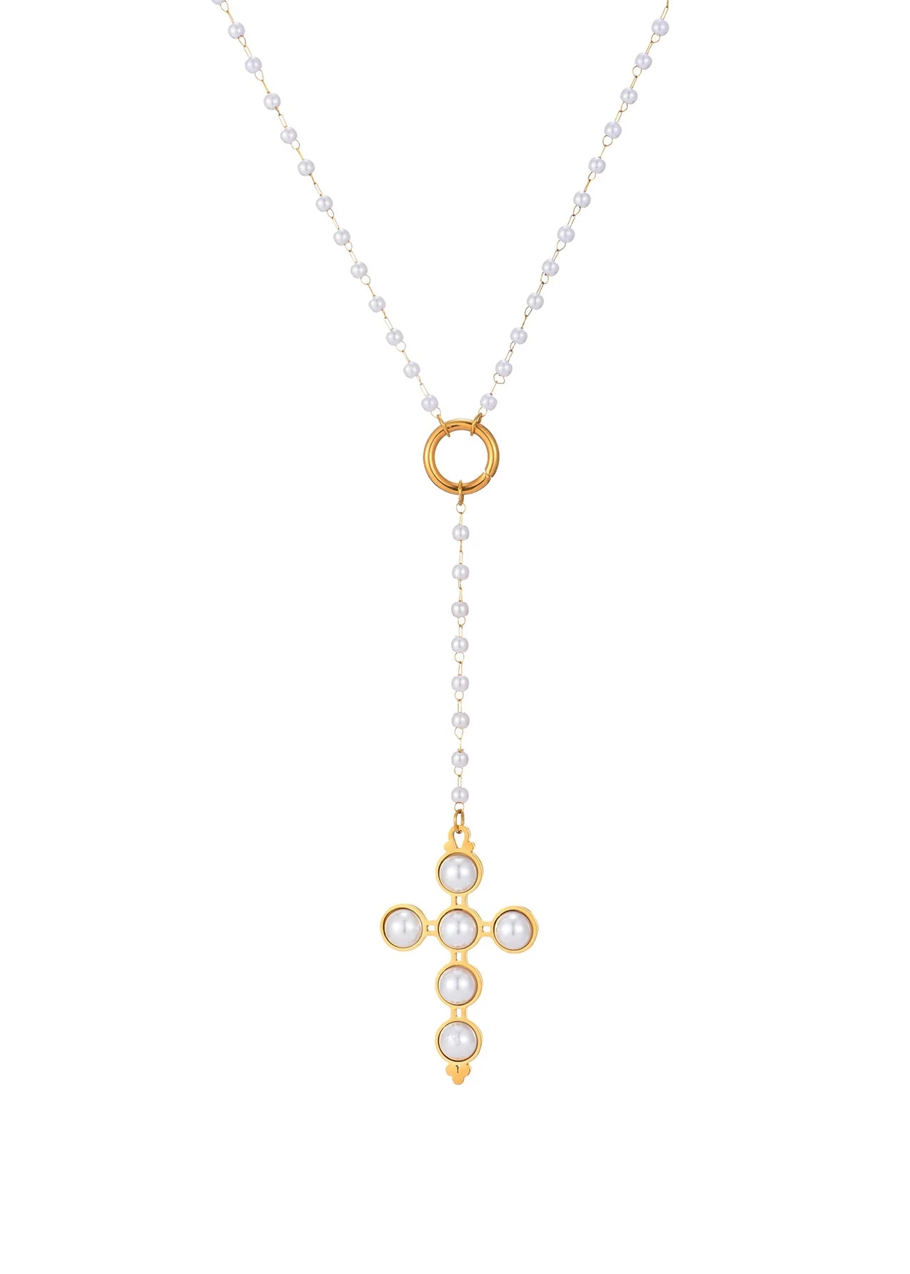 Divine Pearl Drop Necklace