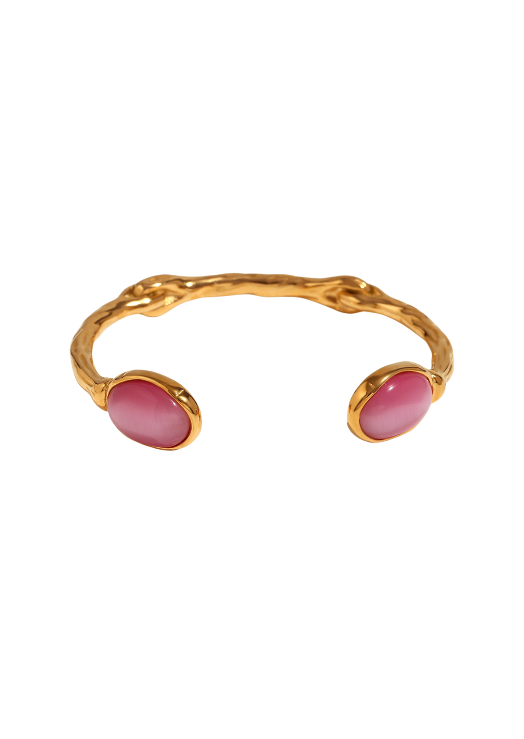 Bilateral Oval Stone Bracelet