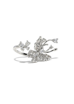 Zircon Butterfly Open Ring