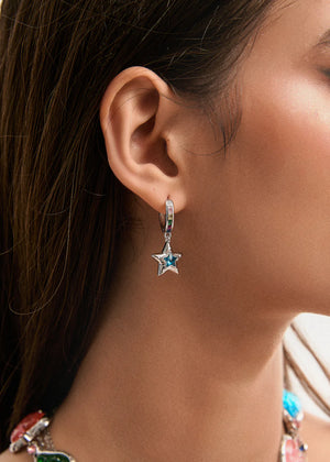 Heart and Star Earrings