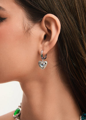 Heart and Star Earrings