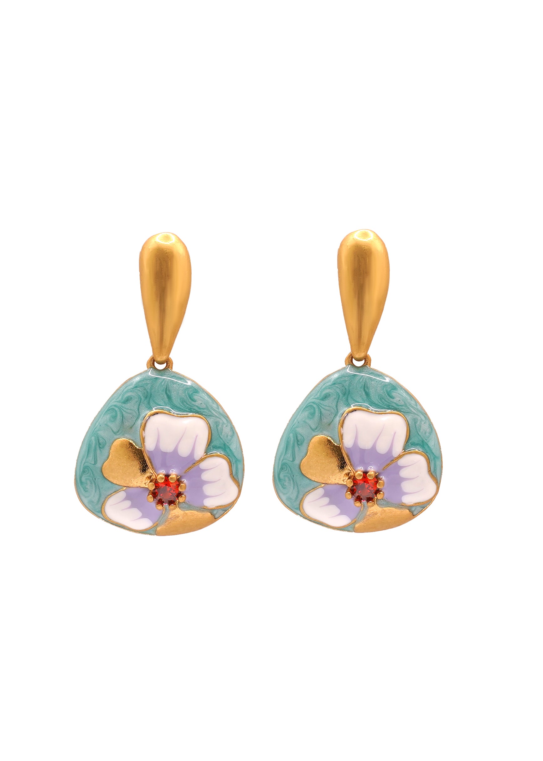 Rococo Flower Earrings