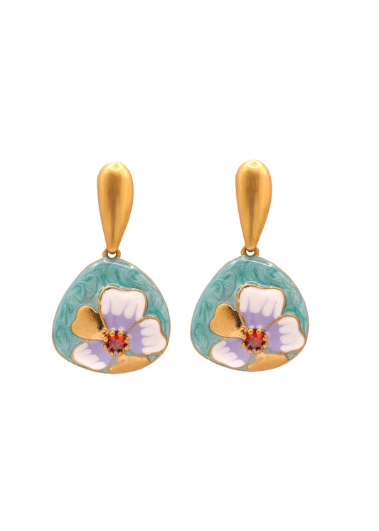 Rococo Flower Earrings