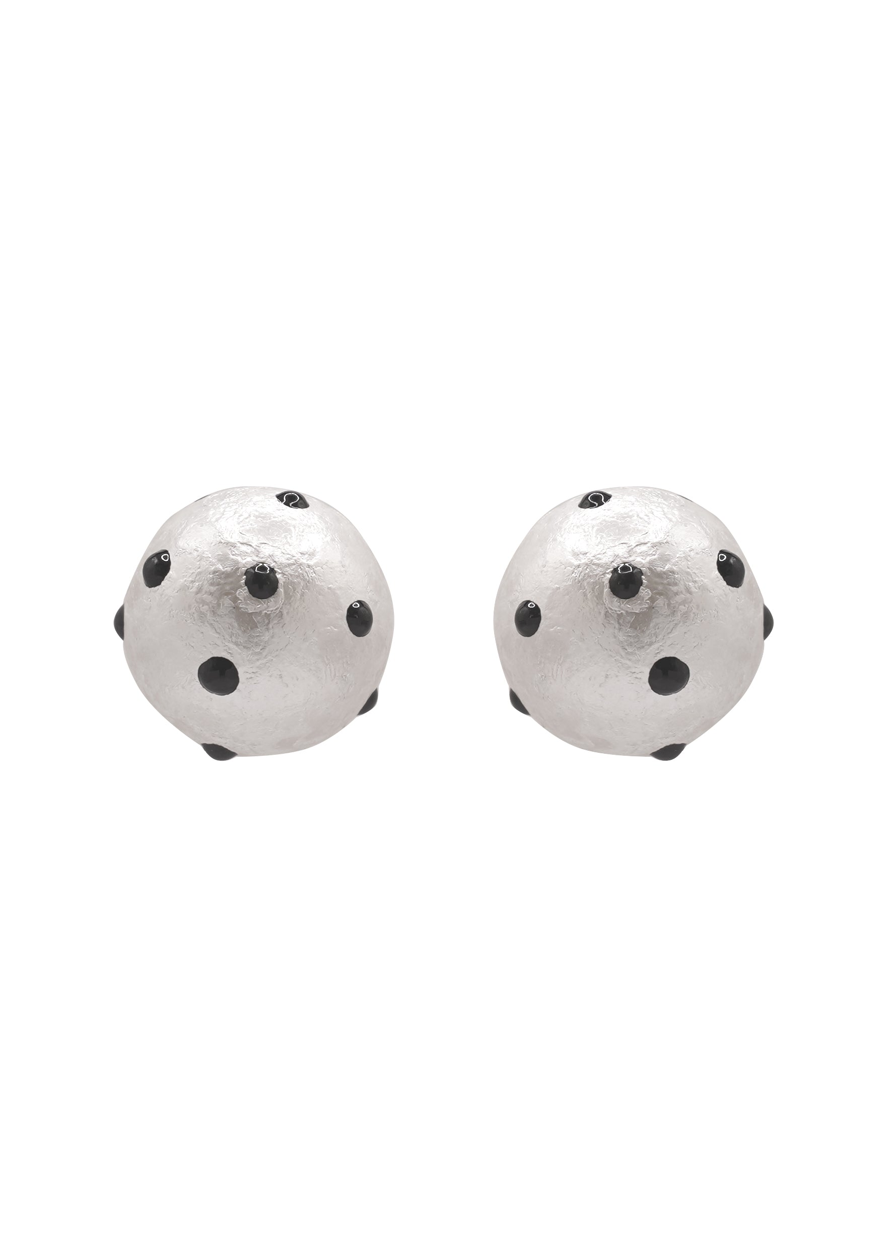 Polka Puff Earrings