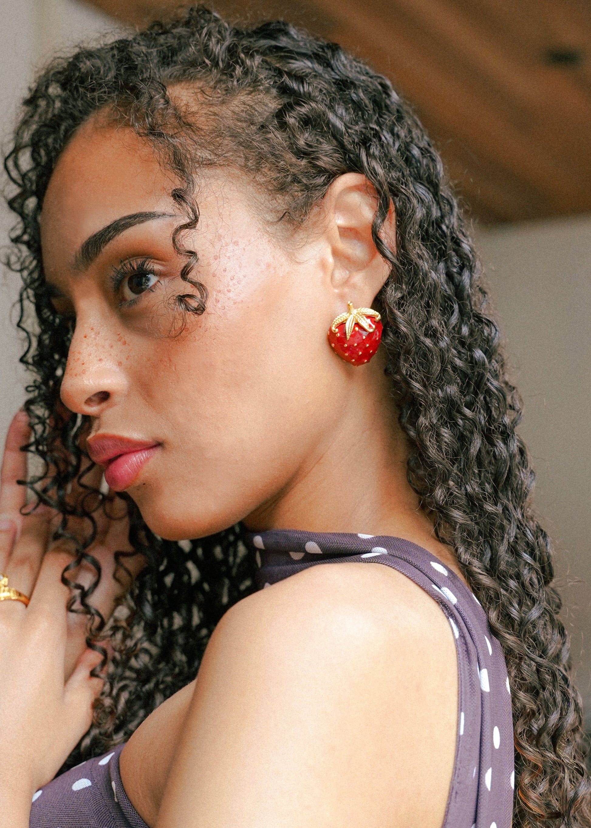 Strawberry Crush Earrings