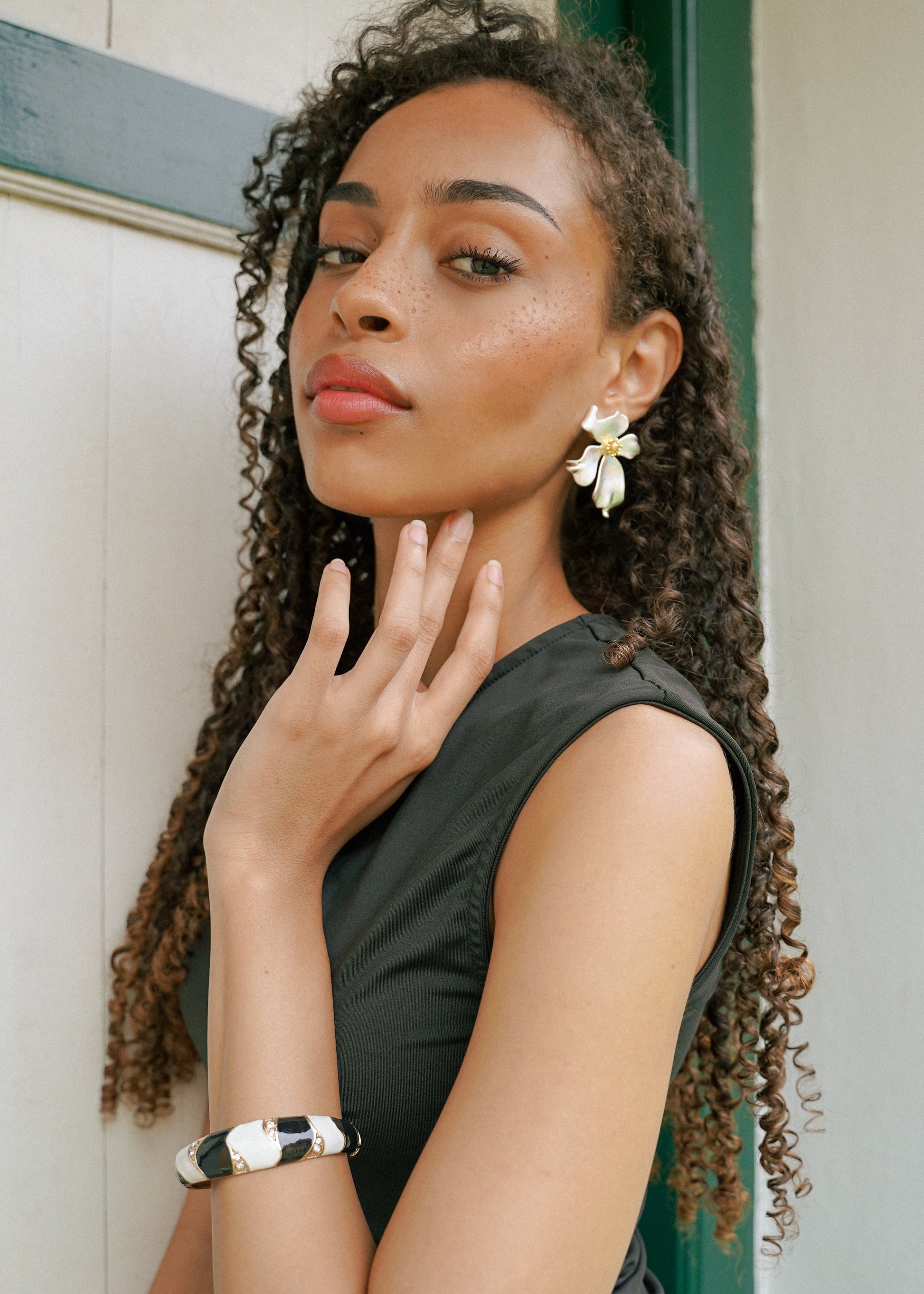 Moonkissed Orchids Earrings