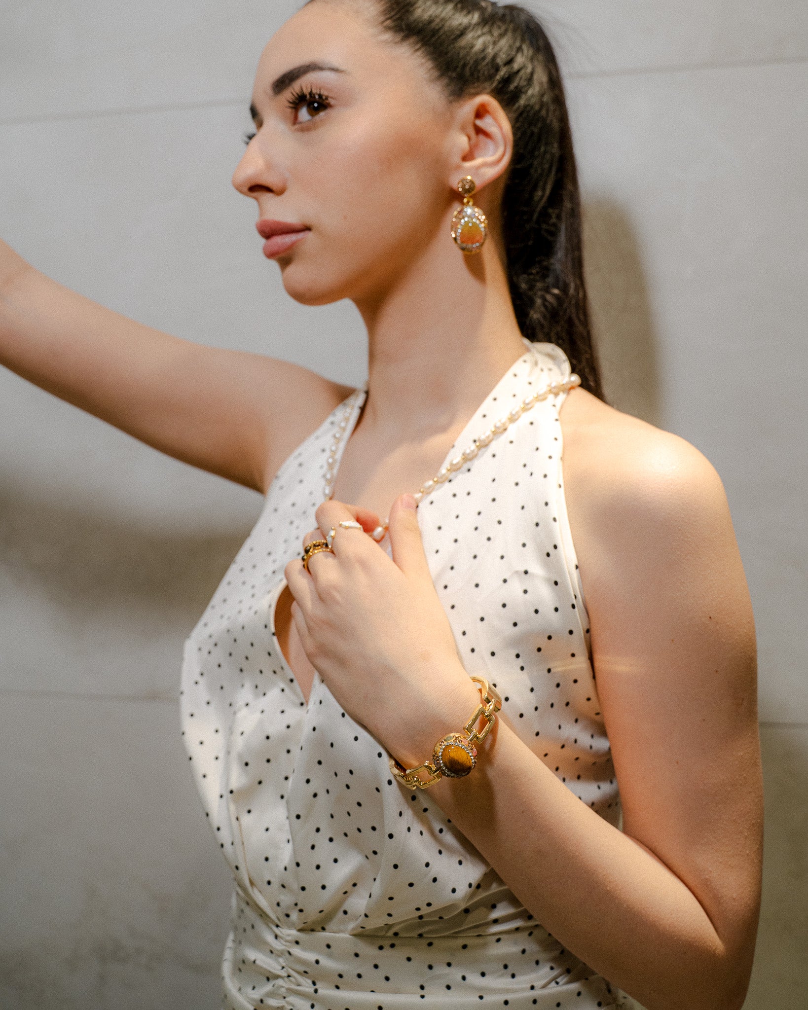 Isadora Golden Relic Bracelet