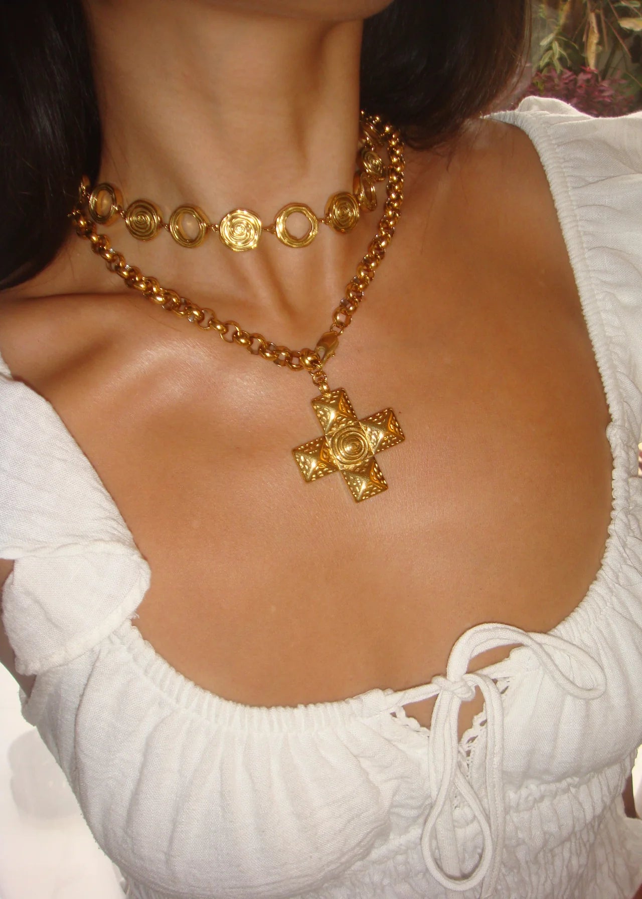 Gilded Faith Necklace