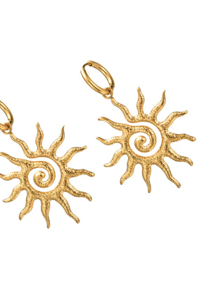 Sara Sun Golden Earrings