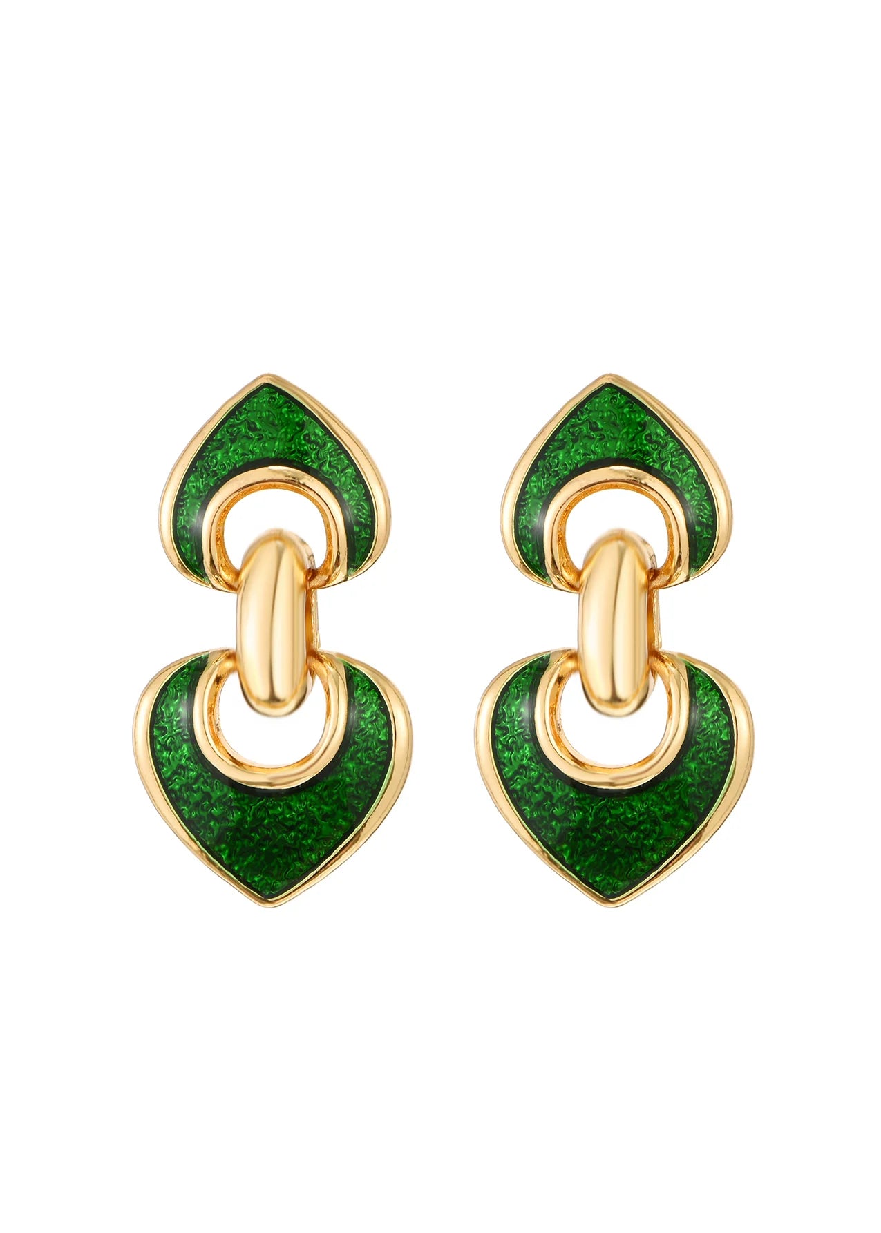 Aveline Green Vintage Earrings