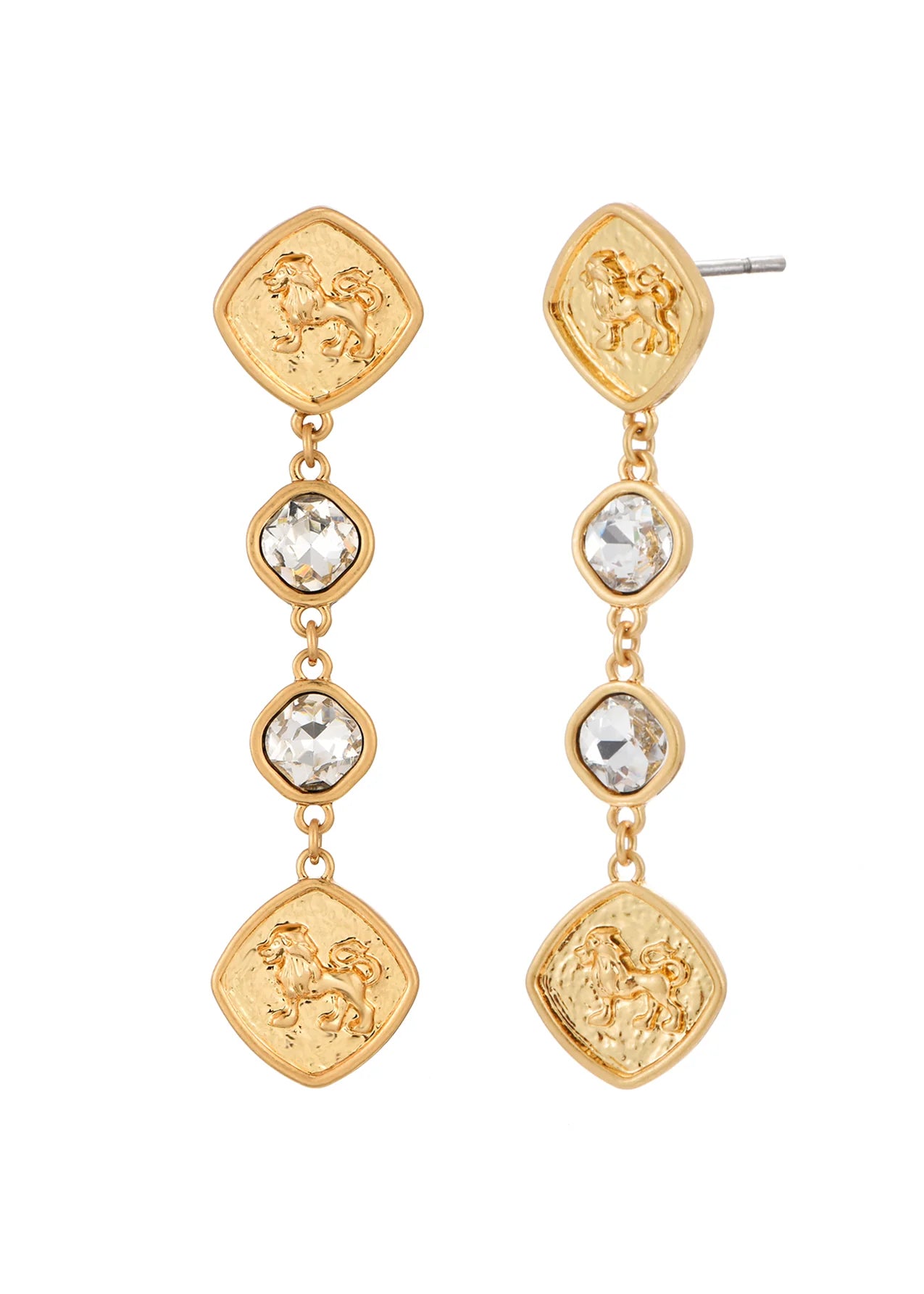 Thibault Coin Golden Earrings