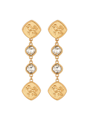 Thibault Coin Golden Earrings