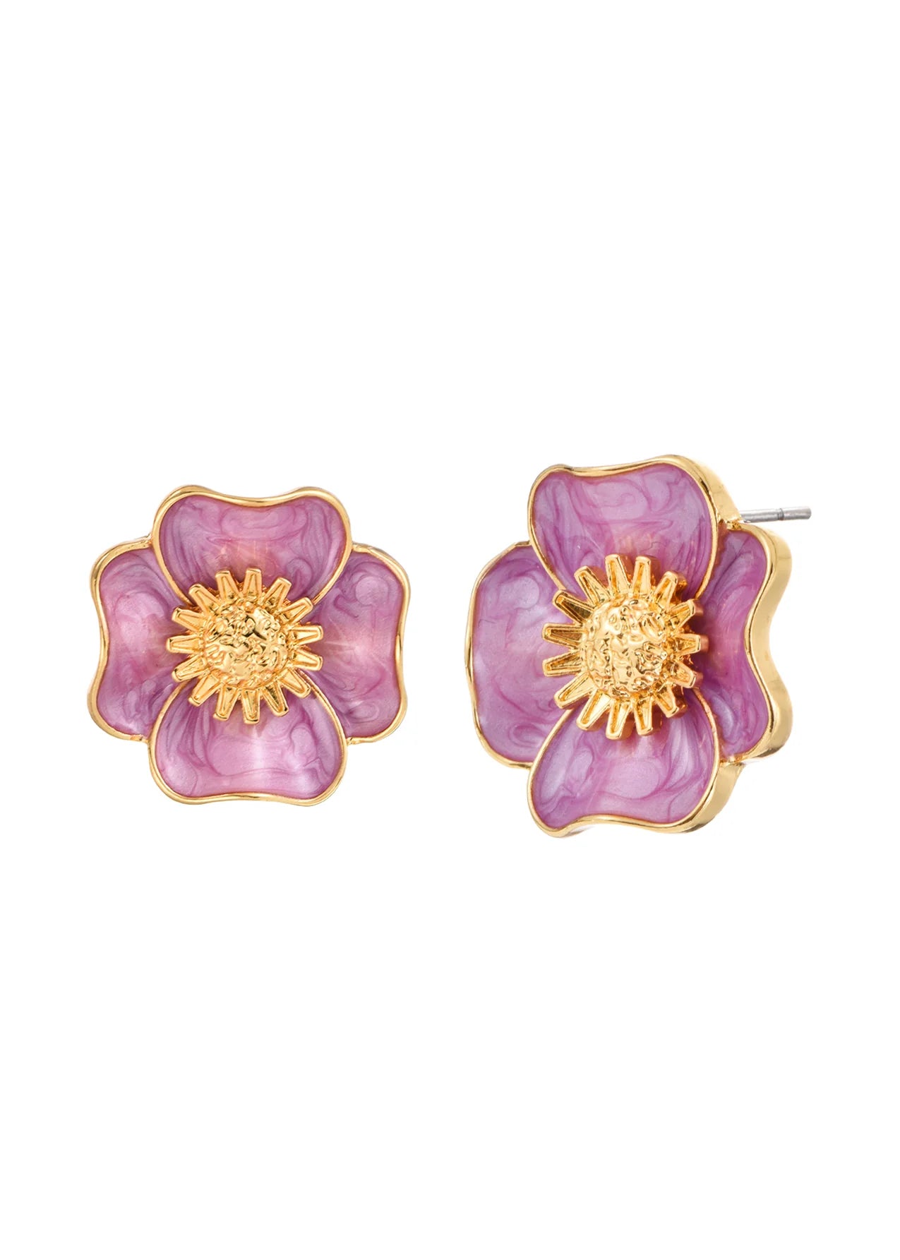 Cherry Bloom Pink Vintage Earrings