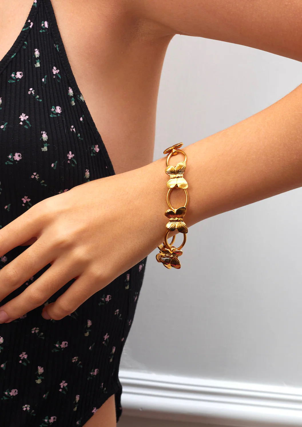 Giant Golden Moth Bracelet