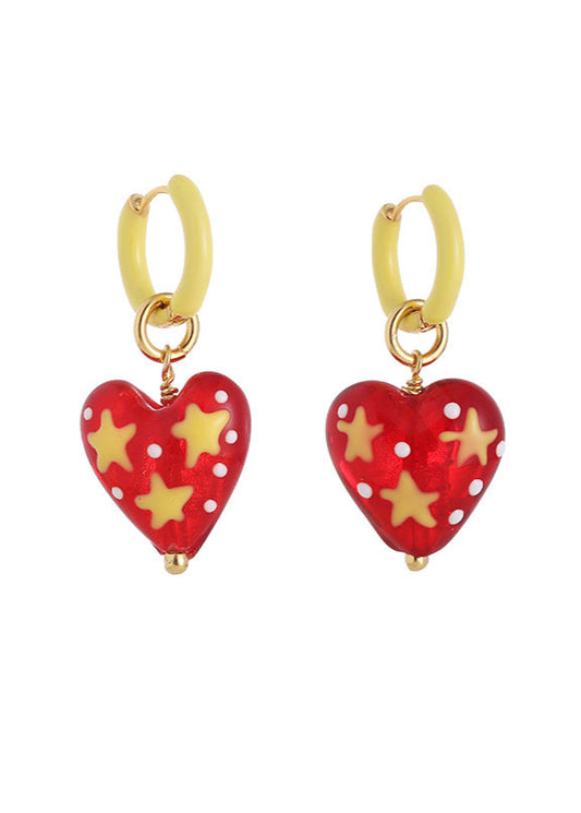 Raquel Crystal Love Earrings