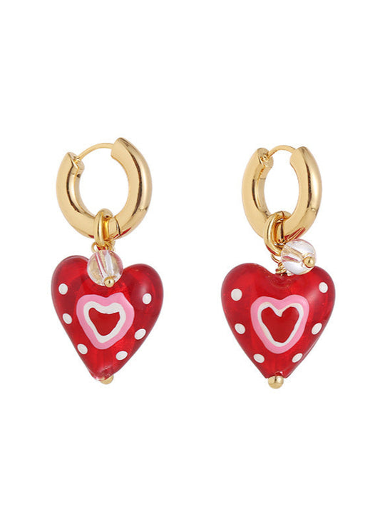 Raquel Crystal Love Earrings