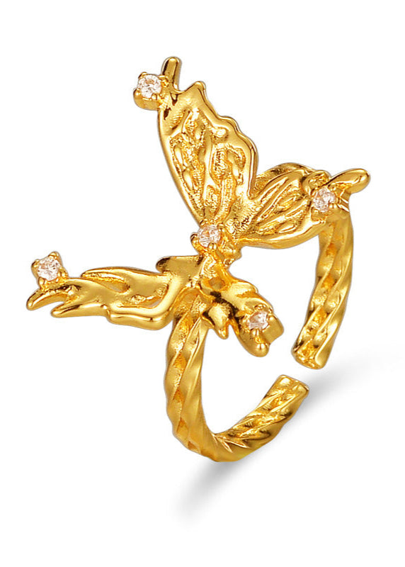 Mel Butterfly Golden Ring