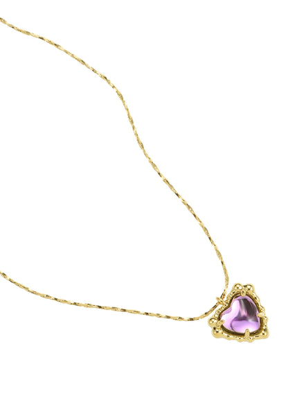 Ella Blush Heart Love Necklace