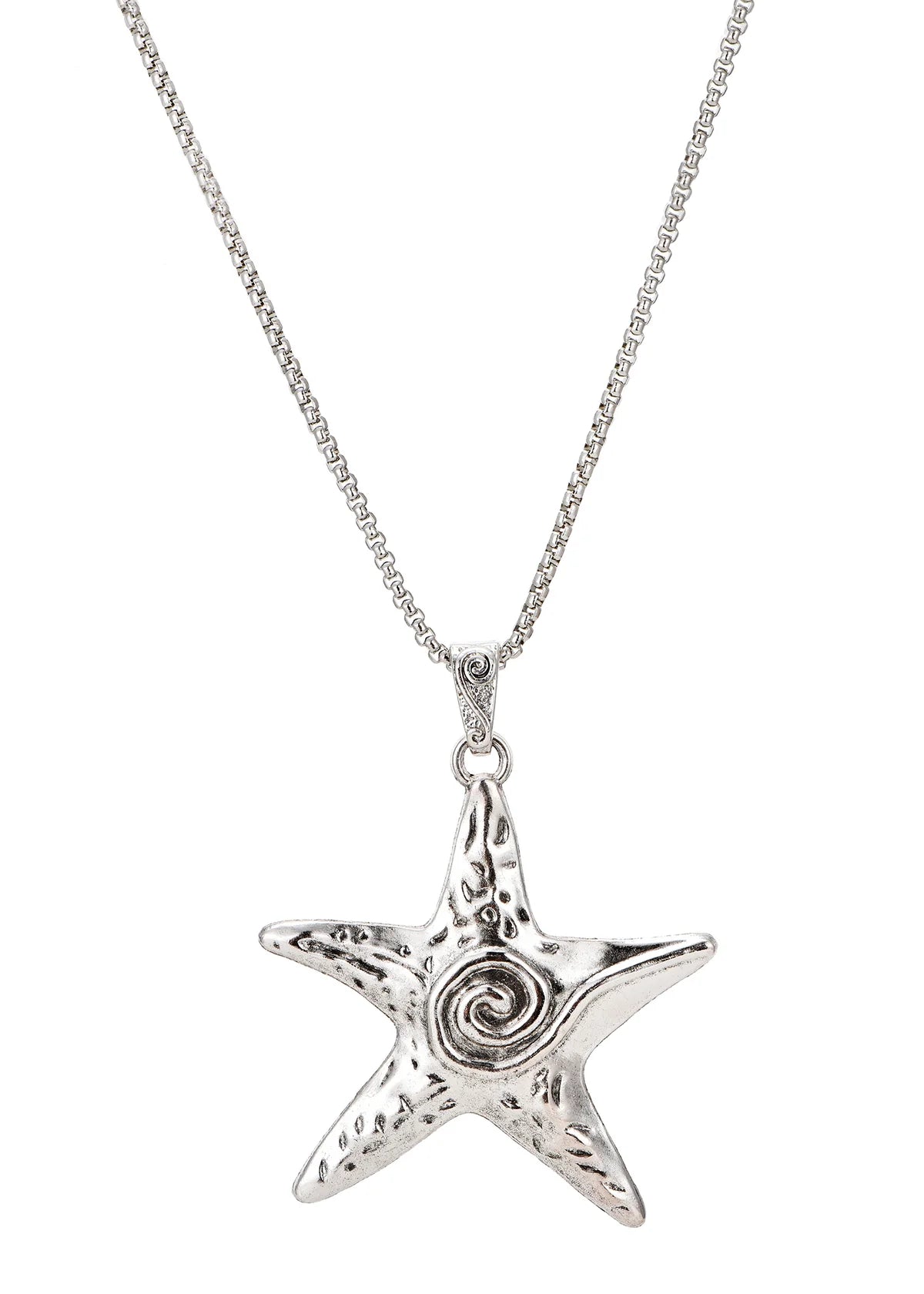 Brooke Frosted Star Necklace