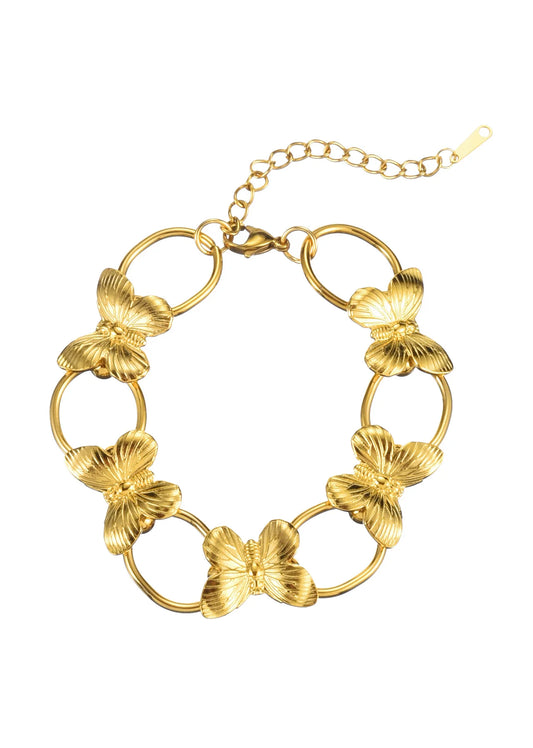 Giant Golden Moth Bracelet