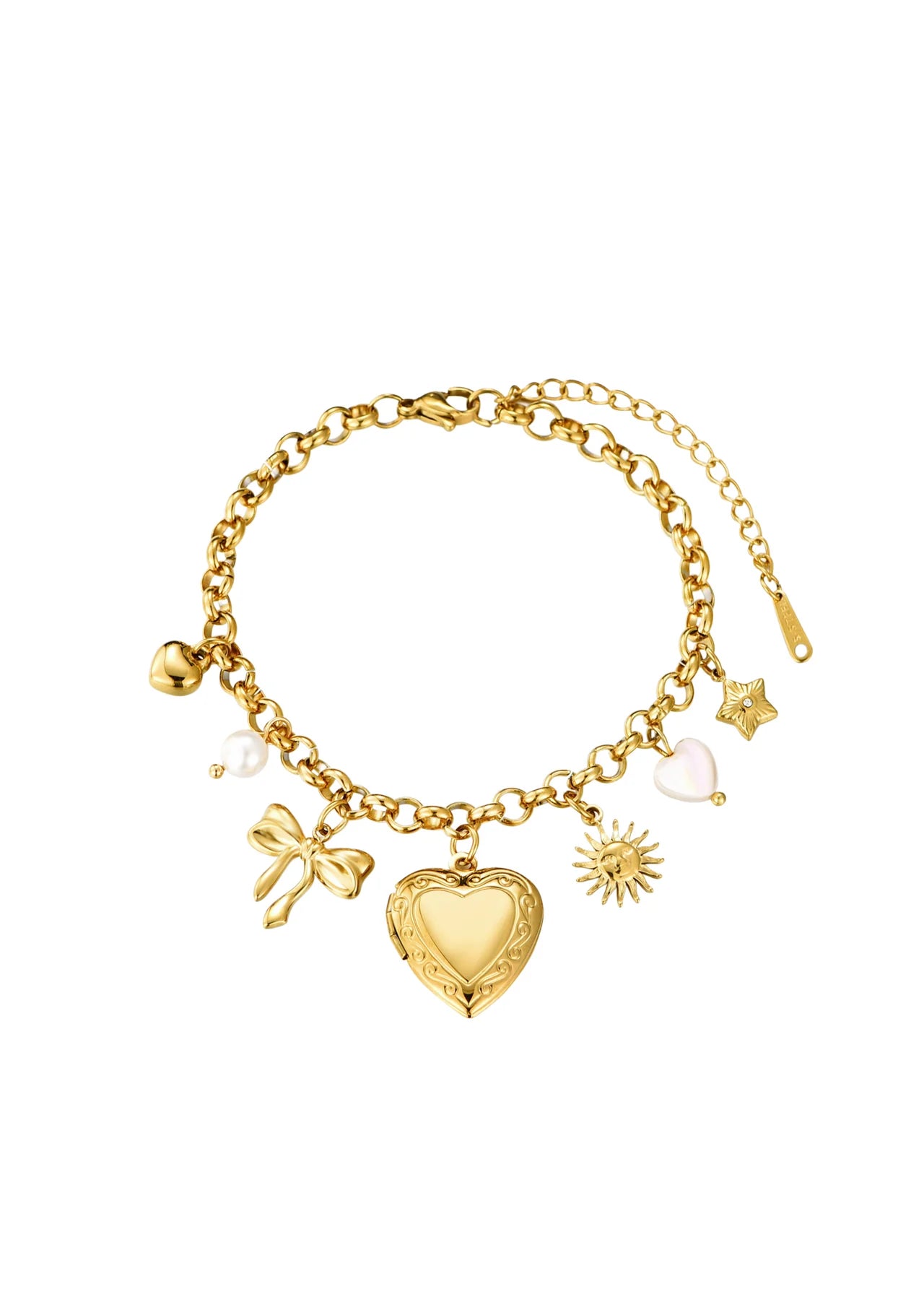 Love Bow Golden Bracelet