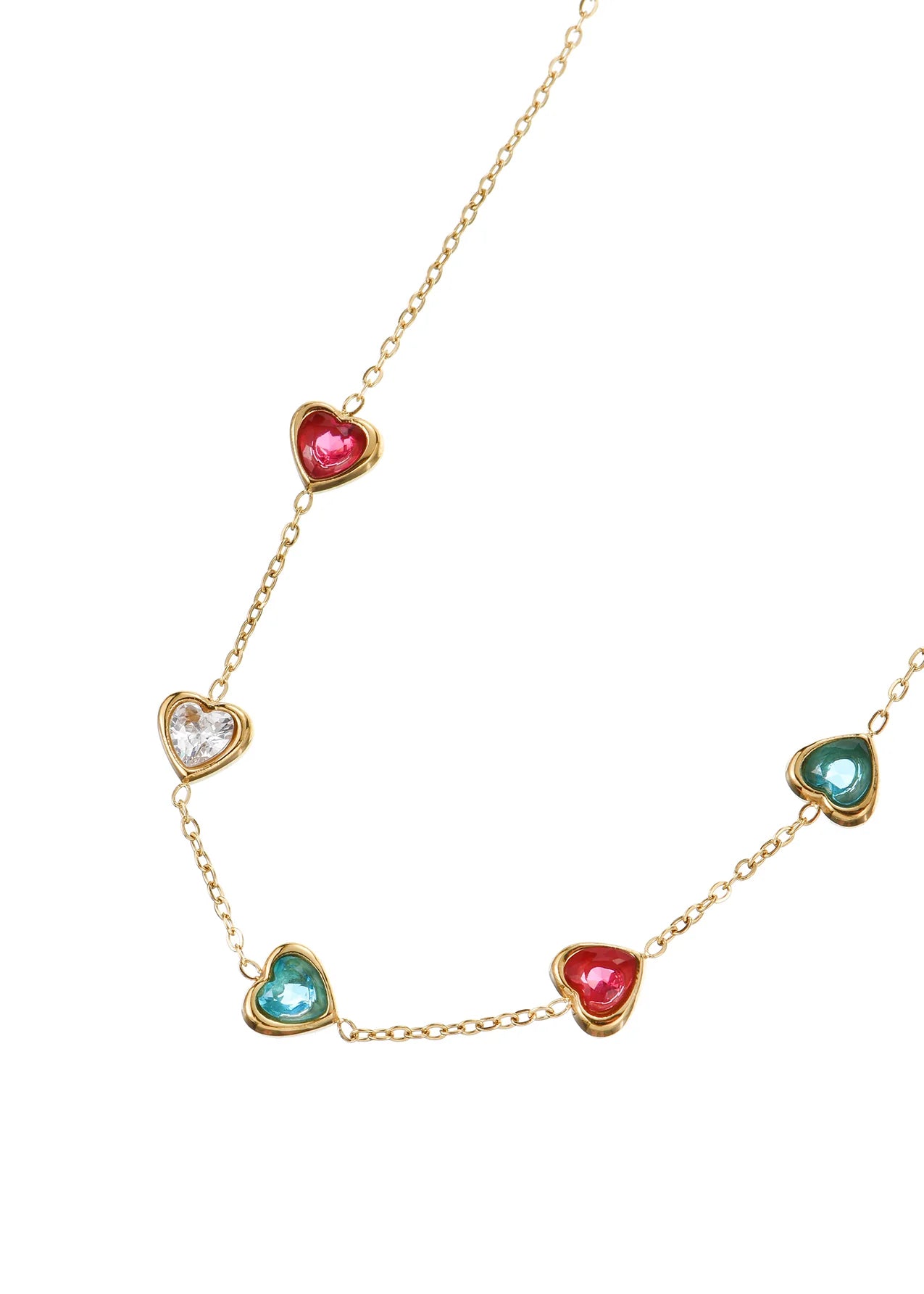 Sunie Heart Golden Bracelet