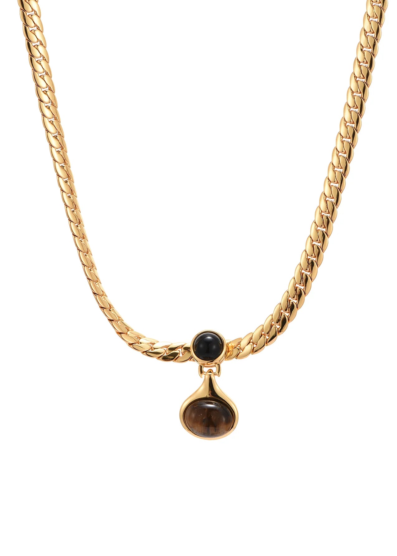 Cornelia Brown Myth Golden Necklace