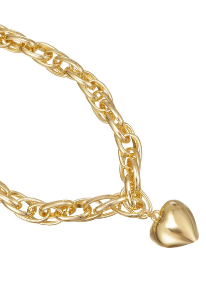 Chloe in Love Heart Necklaces Gold