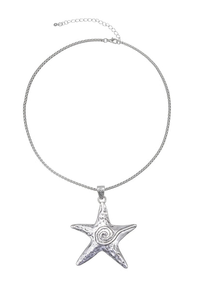 Brooke Frosted Star Necklace