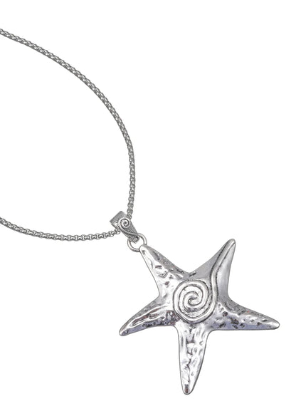 Brooke Frosted Star Necklace