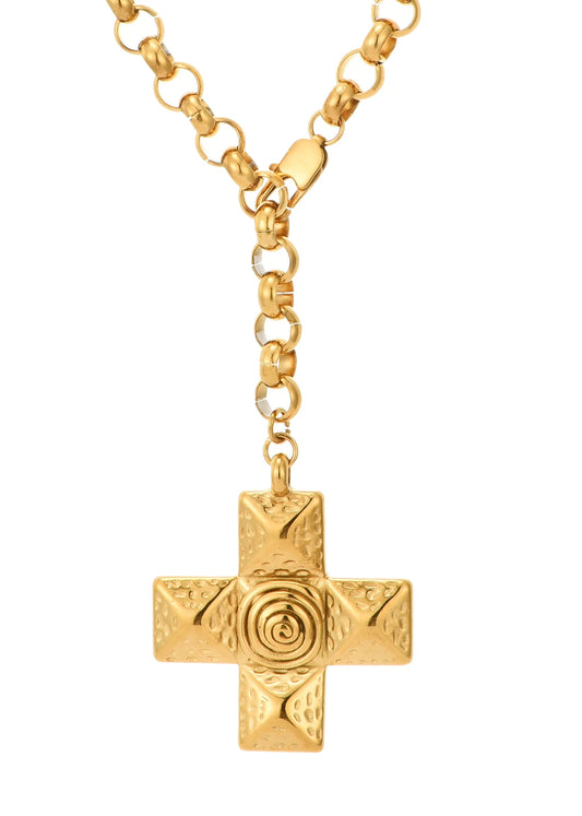 Gilded Faith Necklace