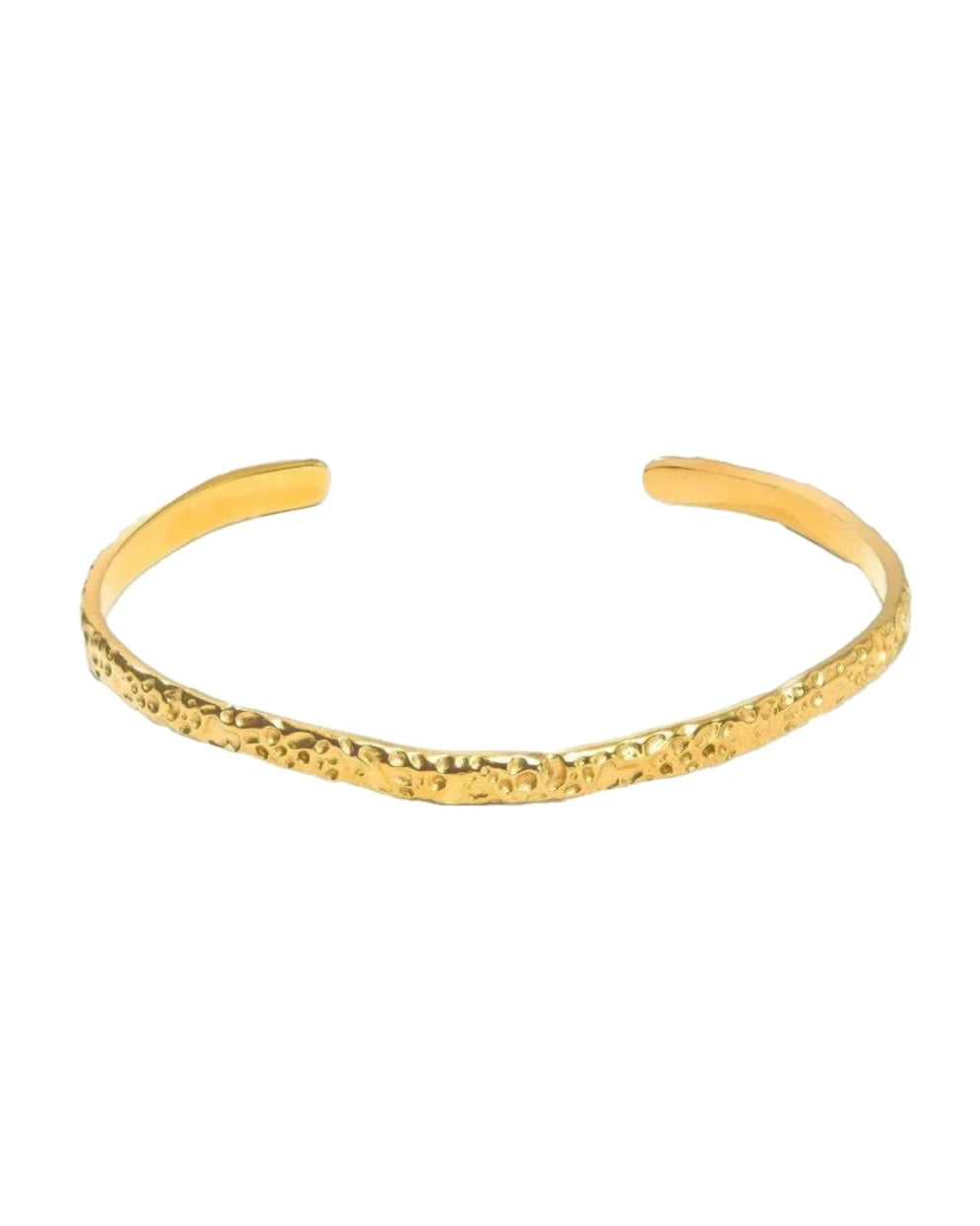 Remi Gold Textured Bangle