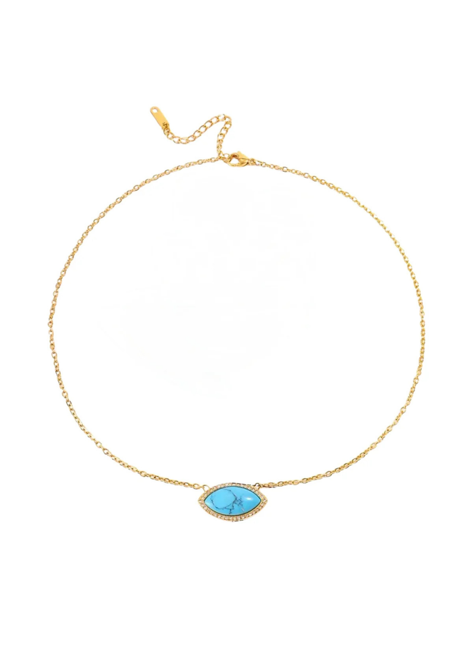 Turquoise Eye Necklace