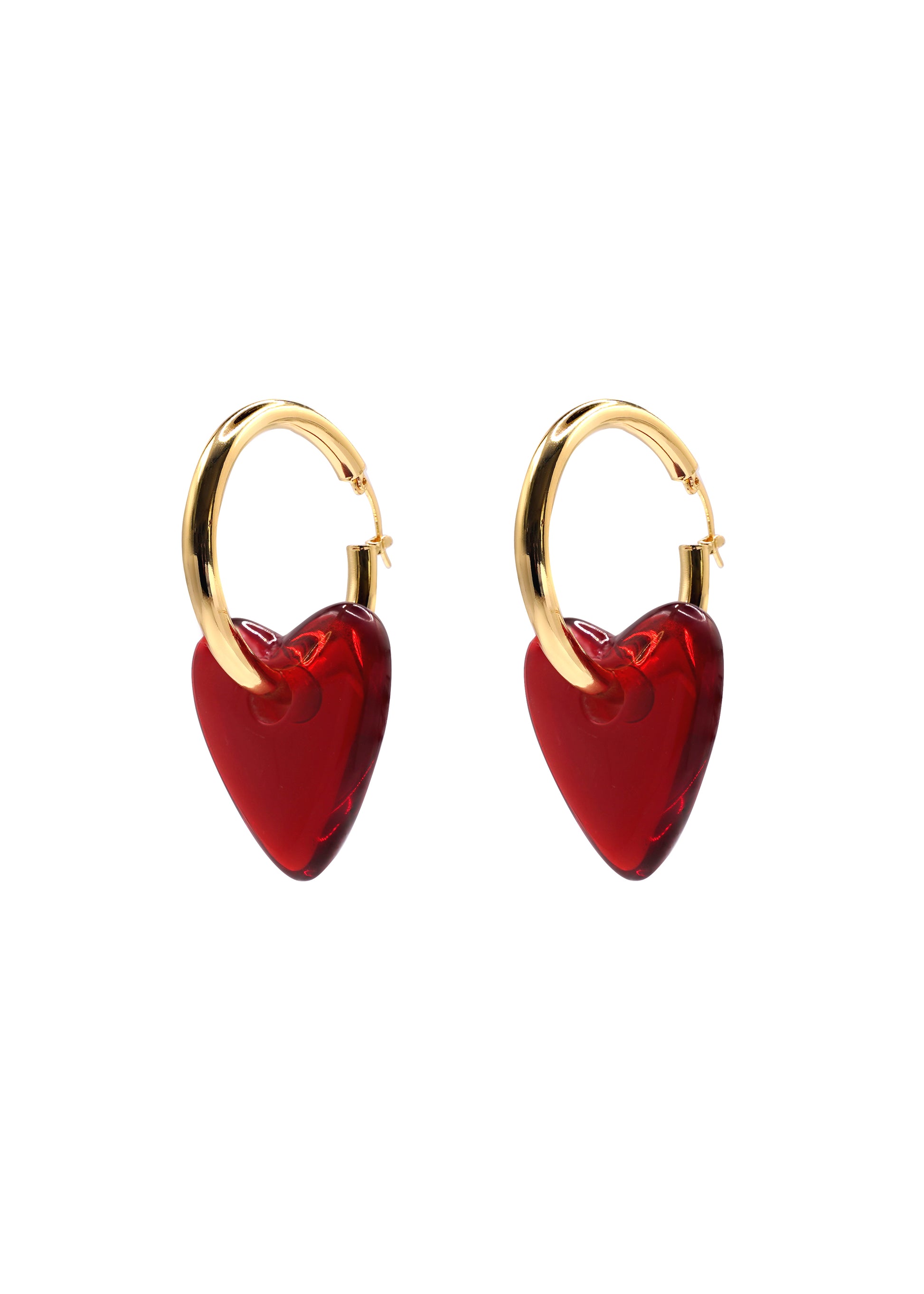 Scarlet Amour Hoops Earrings